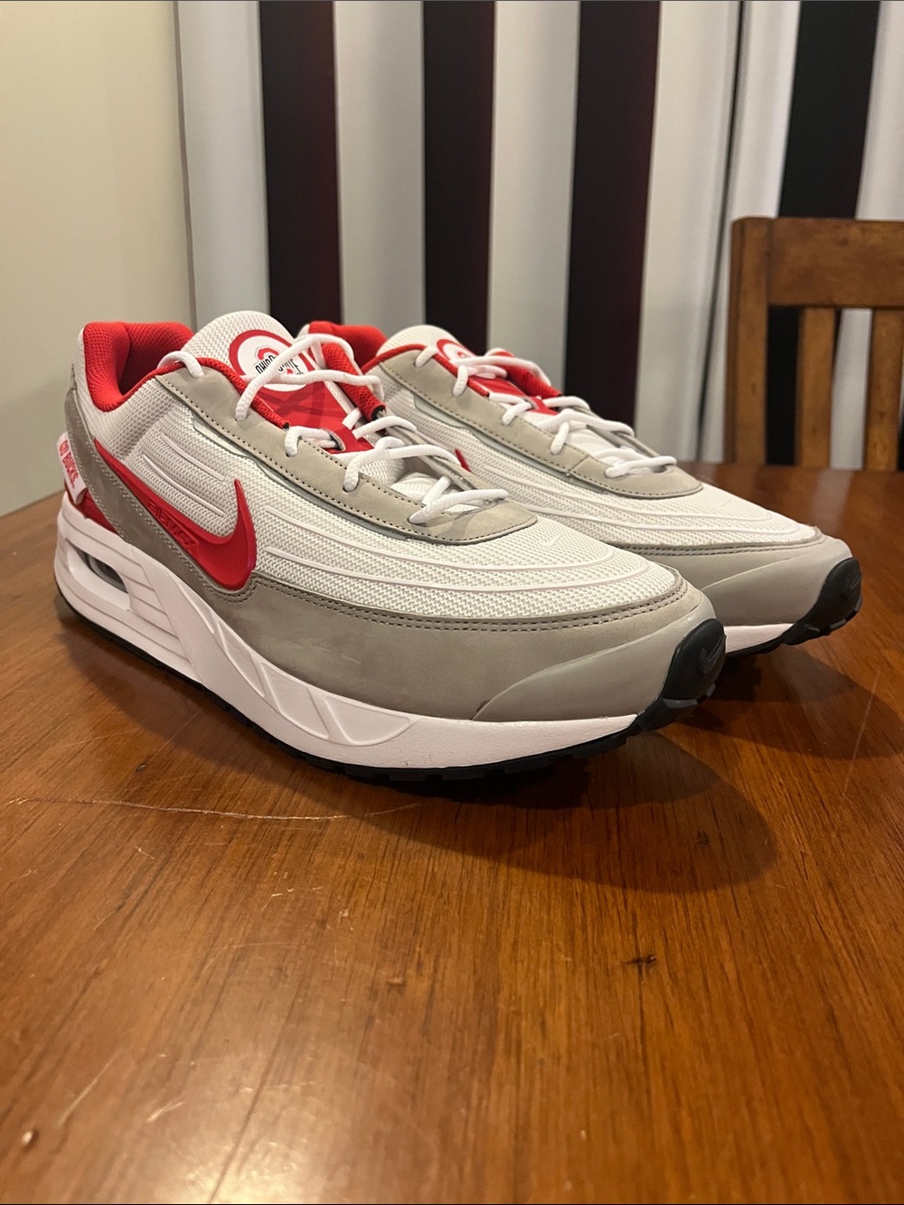 Nike College Air Max Verse x Ohio State Shoes Sneakers IB3232-100 Men’s Size 14